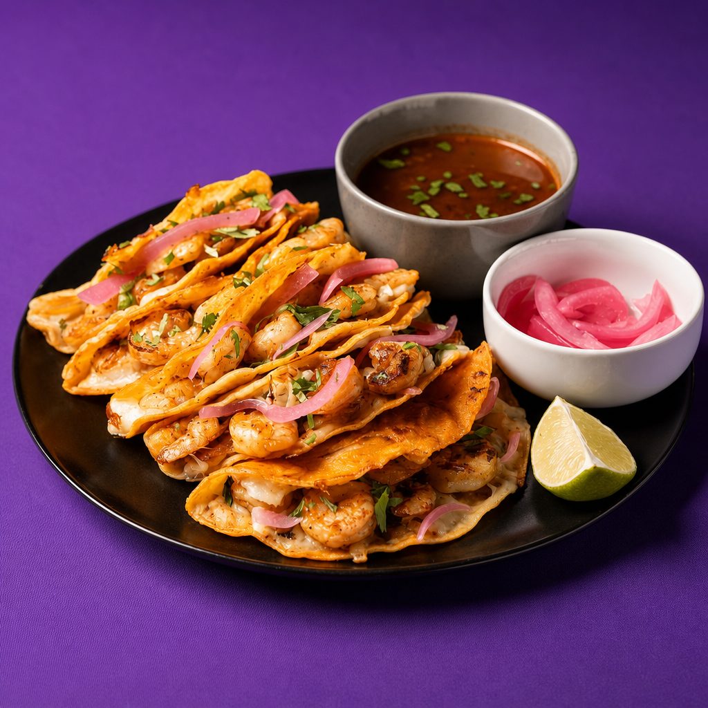 Shrimp Tacos.